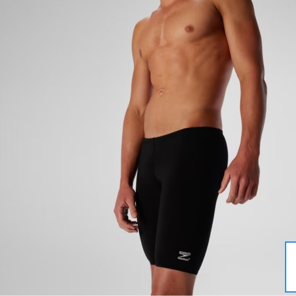 Brand New! Men’s Speedo Endurance+ Team Black Jammer Swimsuit (Size 36) 🏊 - Picture 6 of 13
